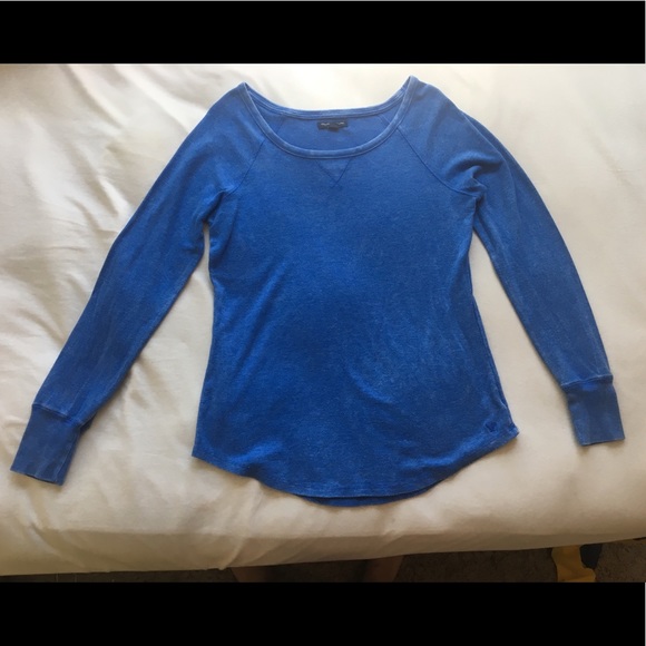 Royal Blue Ling Sleeve Thermal - Picture 1 of 5